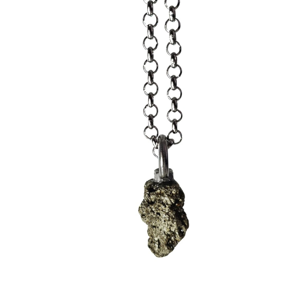 Collar Drusa – Pirita natural
