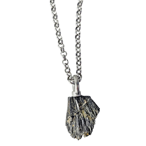 Collar Drusa – Cianita natural