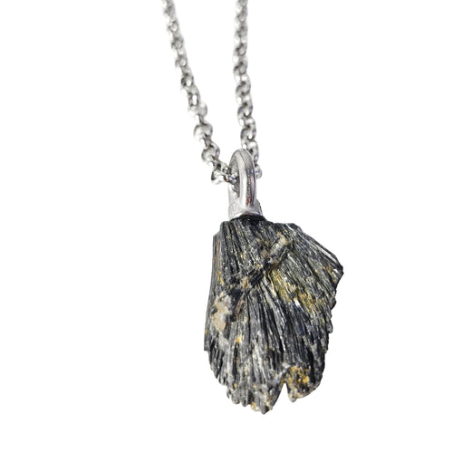 Collar Drusa – Cianita natural
