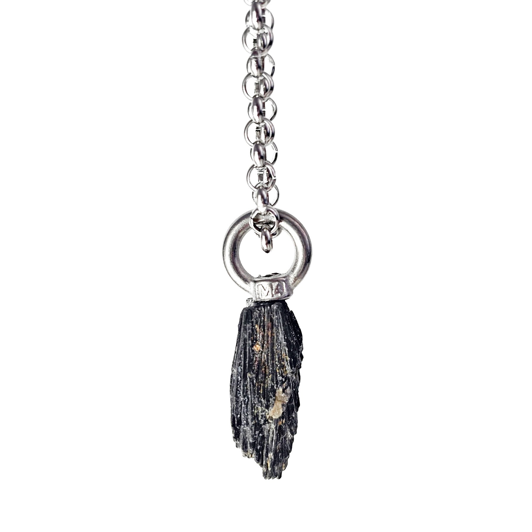 Collar Drusa – Cianita natural