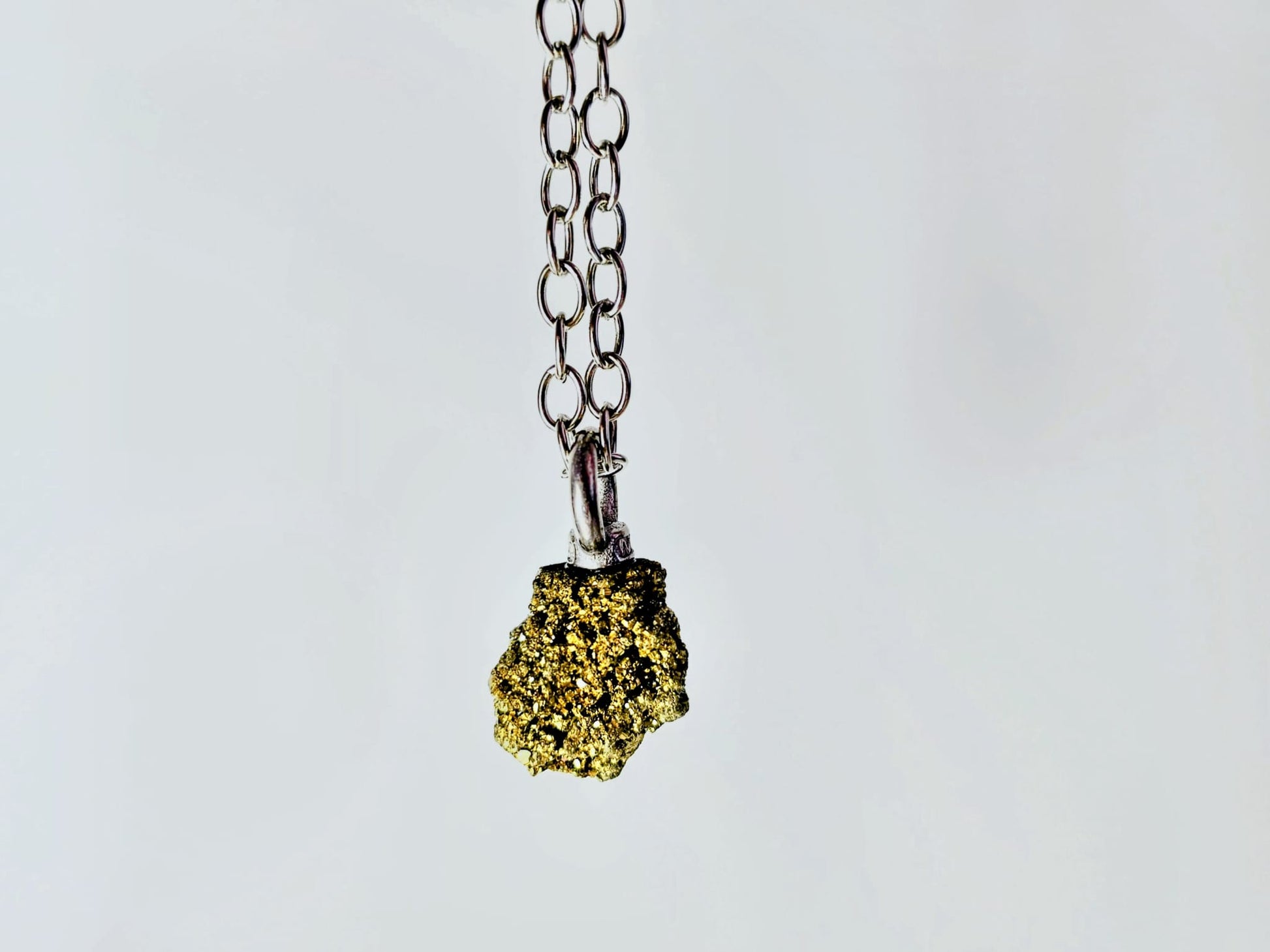 Collar Drusa – Pirita natural