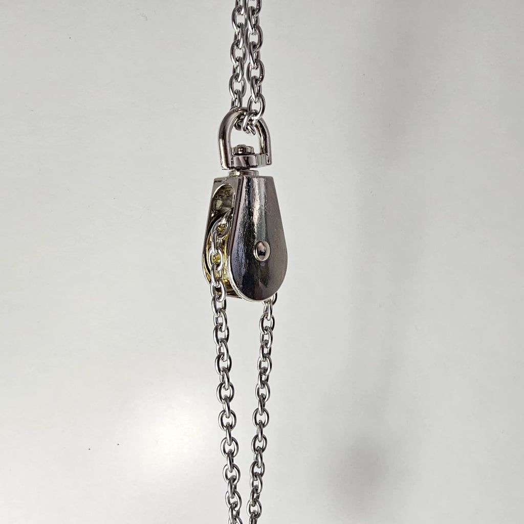 Collar Drusa Obsidiana Magnum
