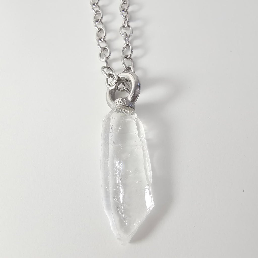 Collar Drusa   Cuarzo Cristal