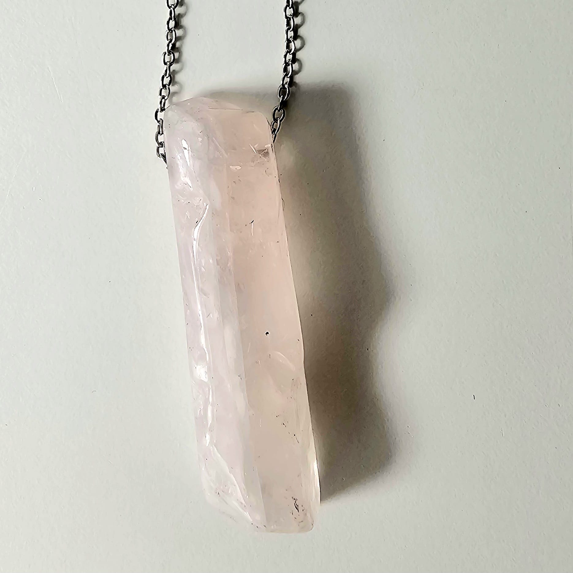 Collar Kaona Cuarzo Rosa