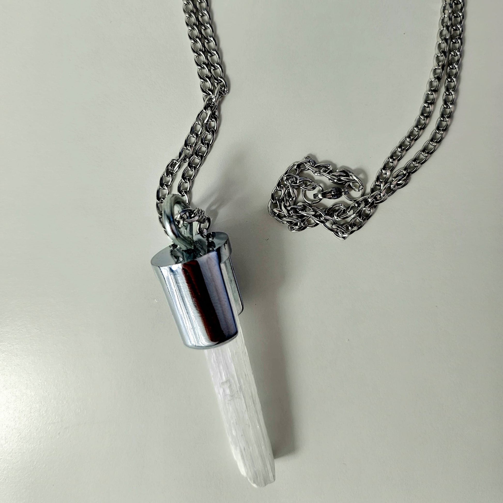 Collar Áurea Silver Selenita