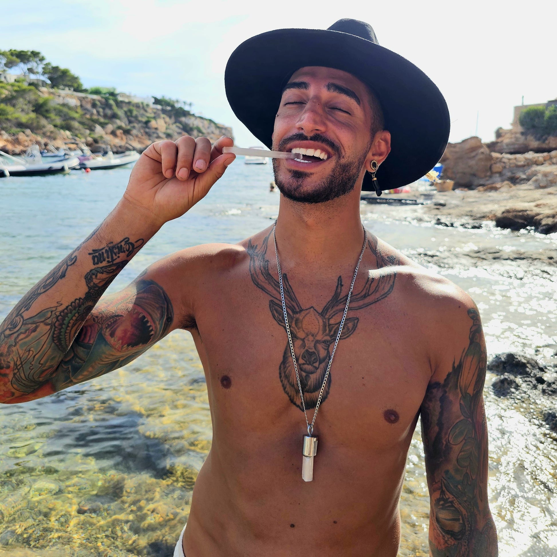 Collar Áurea Gold Selenita