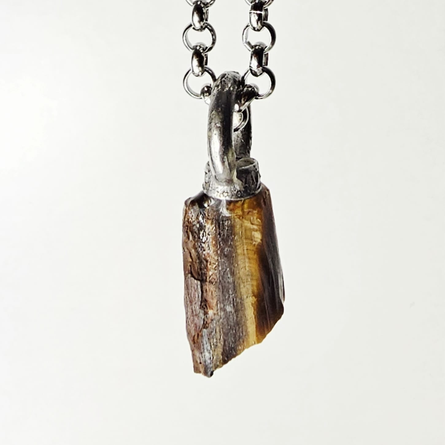 Collar Drusa Ojo de tigre