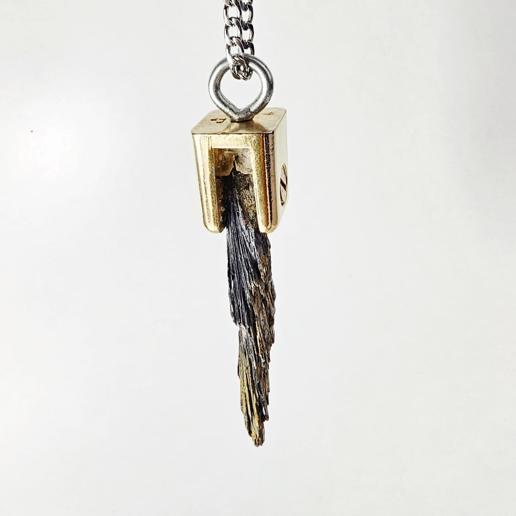 Collar Aurèa Cianita Gris