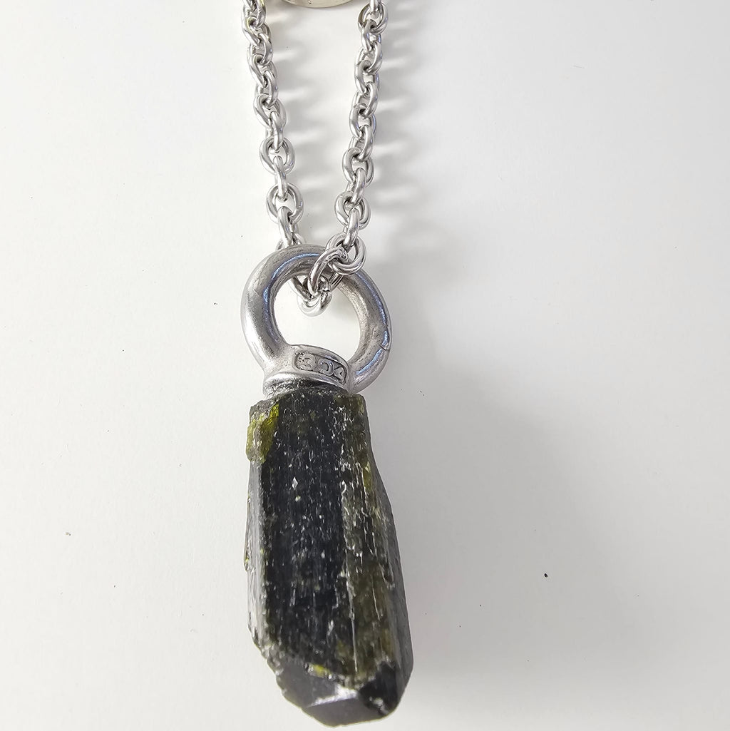 Collar Drusa Epidota Magnum