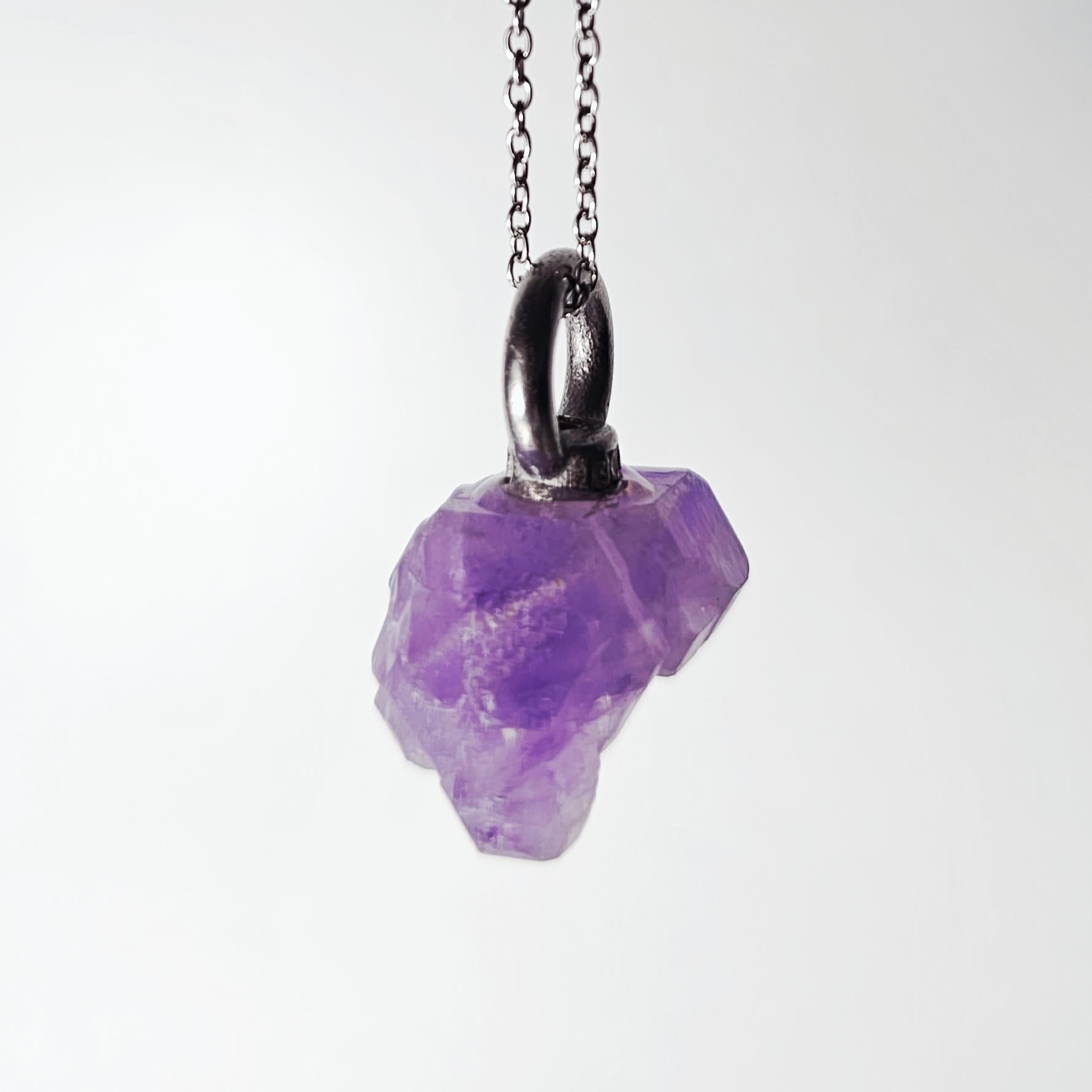 Collar Drusa – Amatista natural