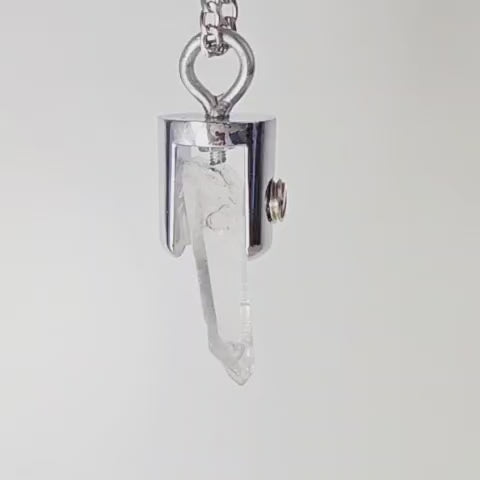 Collar Aurea  Cuarzo Cristal