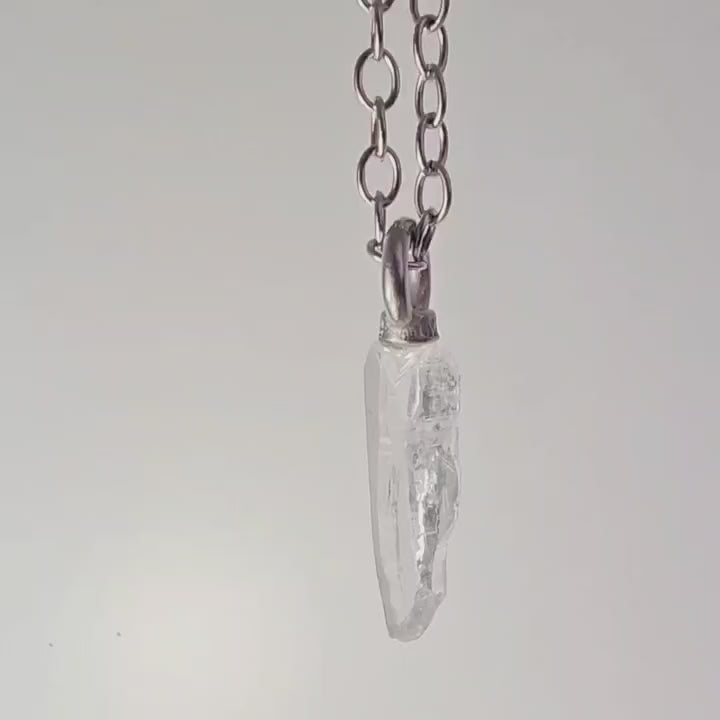 Collar Drusa   Cuarzo Cristal