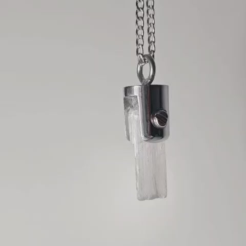 Collar Áurea Silver Selenita