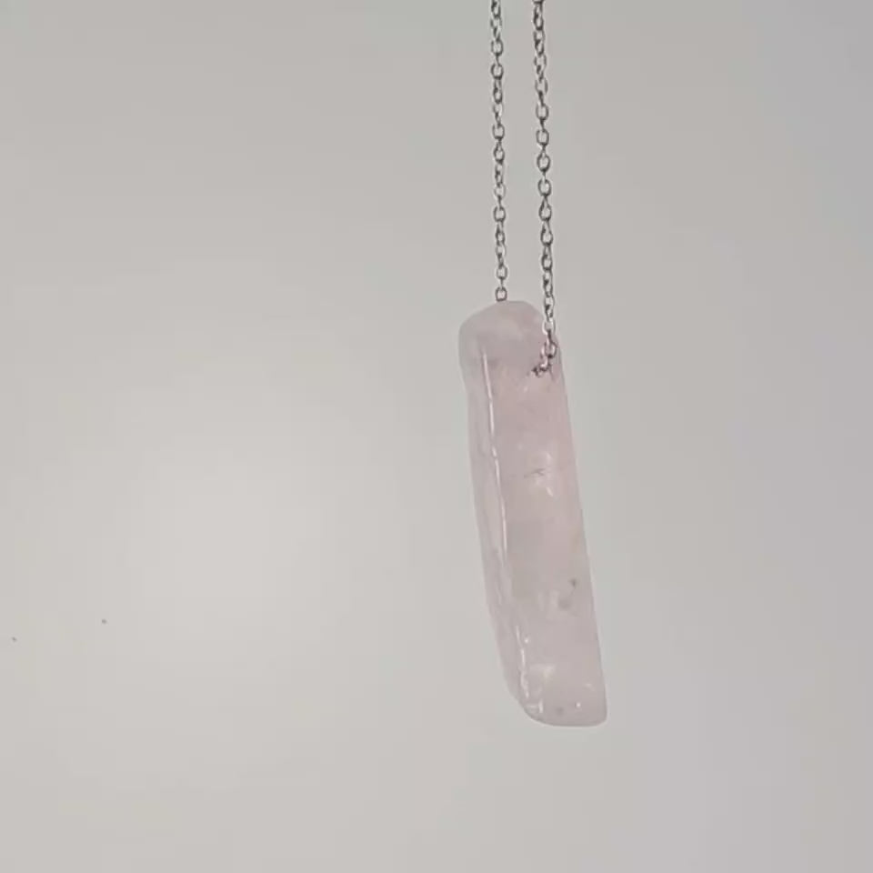 Collar Kaona Cuarzo Rosa